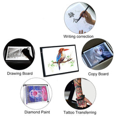 LED Light Box A4 Drawing Tablet Graphic Writing Digital Tracer Copy Pad Board for Diamond Painting Sketch Dropshipping Wholesale