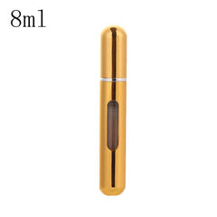 MUB - 5ml 8ml Refillable Mini Perfume Spray Bottle Aluminum Spray Atomizer Portable Travel Cosmetic Container Perfume Bottle