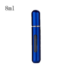 MUB - 5ml 8ml Refillable Mini Perfume Spray Bottle Aluminum Spray Atomizer Portable Travel Cosmetic Container Perfume Bottle