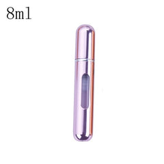 MUB - 5ml 8ml Refillable Mini Perfume Spray Bottle Aluminum Spray Atomizer Portable Travel Cosmetic Container Perfume Bottle