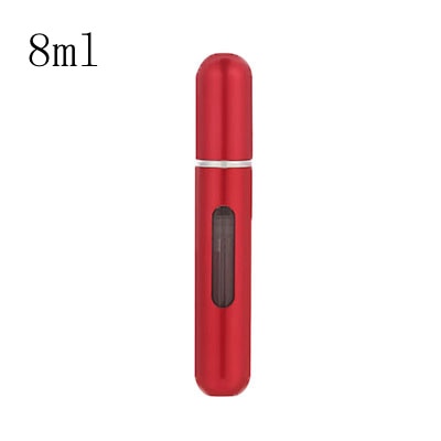 MUB - 5ml 8ml Refillable Mini Perfume Spray Bottle Aluminum Spray Atomizer Portable Travel Cosmetic Container Perfume Bottle