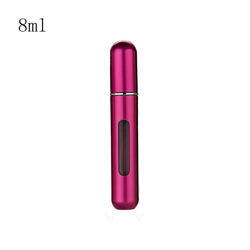 MUB - 5ml 8ml Refillable Mini Perfume Spray Bottle Aluminum Spray Atomizer Portable Travel Cosmetic Container Perfume Bottle