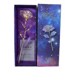 Valentine's Day Creative Gift Star Gold Foil Rose Creative Galaxy Rose Home Decoration Decoration Crafts Teacher's Day Gifts